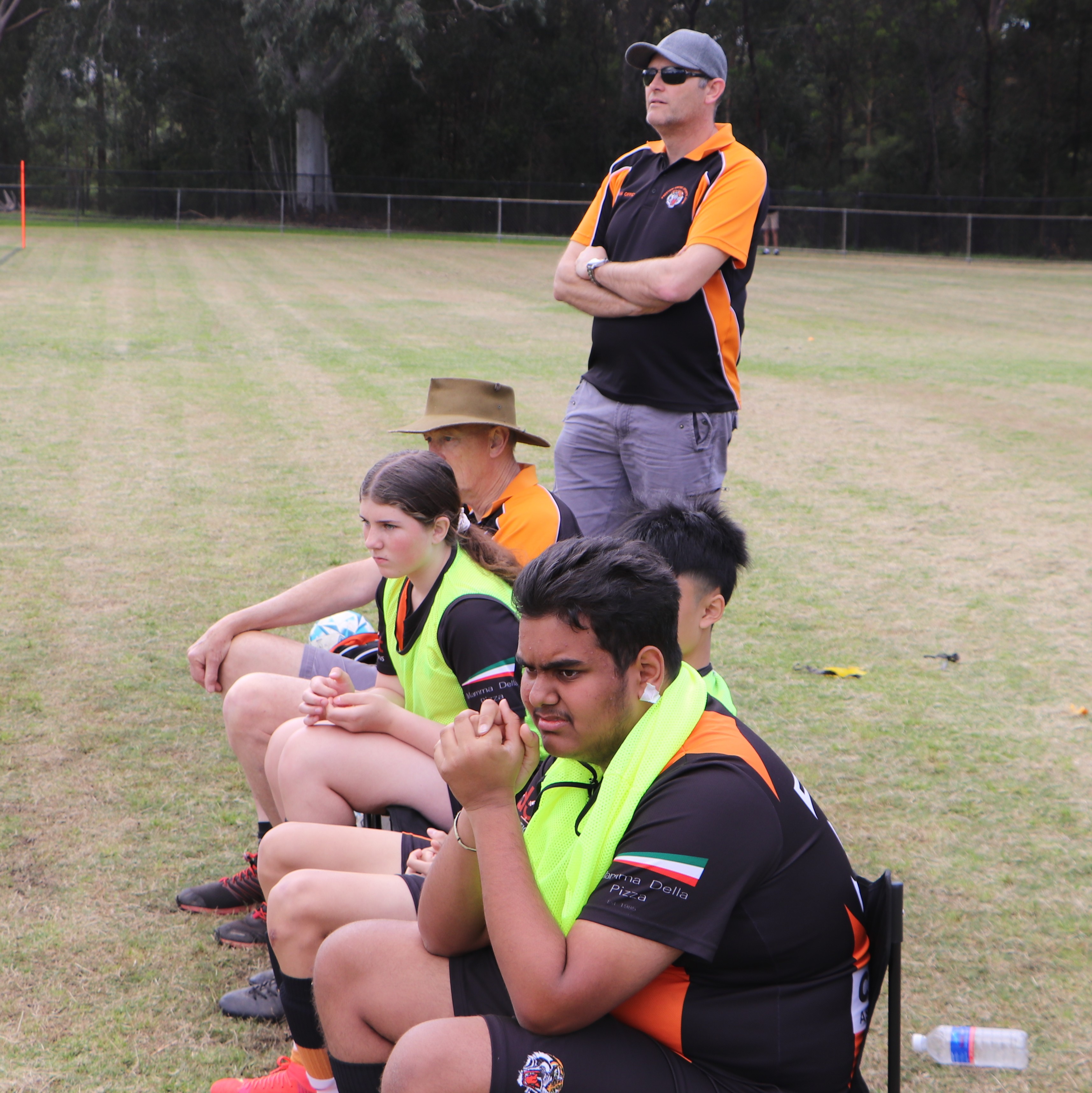 It is tense on the bench